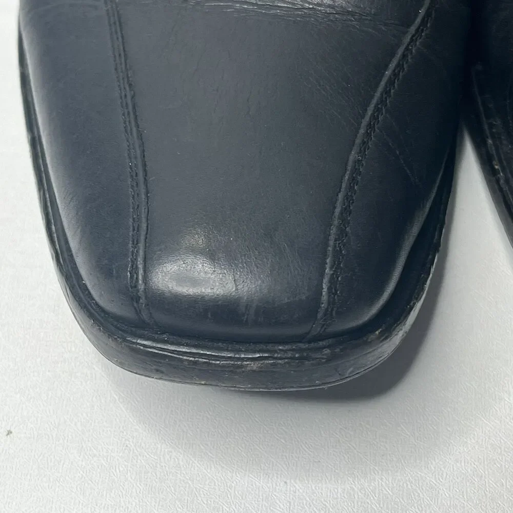 Hugo Boss  Black Leather  Derby Dress Shoes Mens Size 13 PLS READ